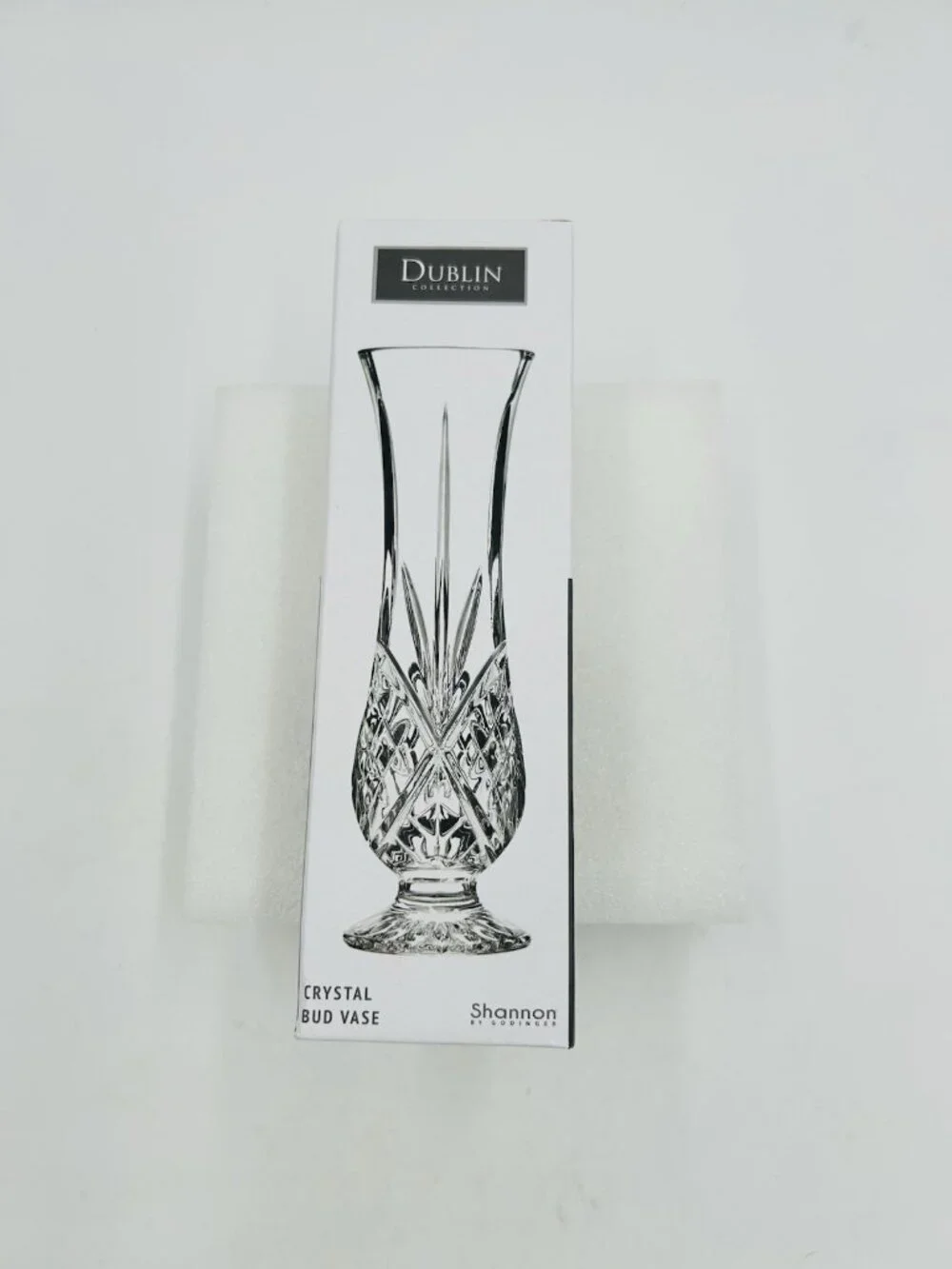 Dublin Collection Shannon By Godinger Crystal Bud Vase 8.5